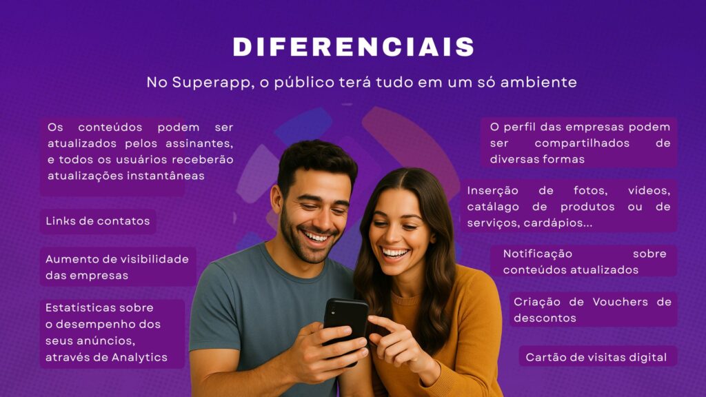 Diferenciais do Super Aplicativo Bairros Inteligentes